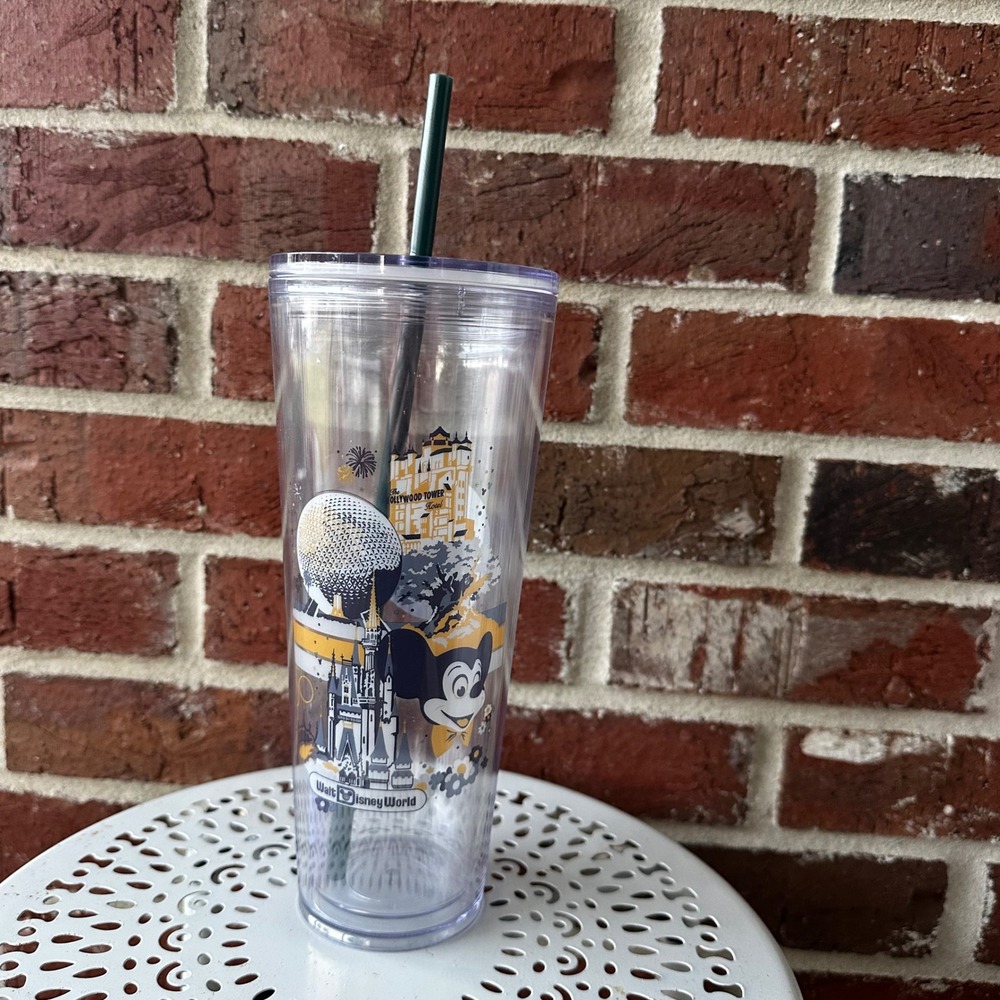 Starbucks Walt Disney World Parks 50th Anniversary Icons Venti‎ Cup Tumbler